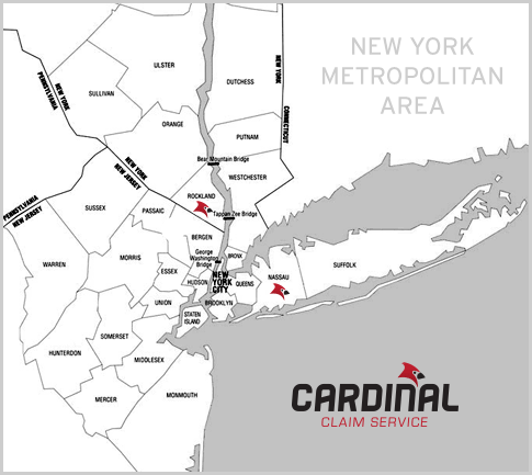 Where we are and the areas we service in the New York Metropolitan Area